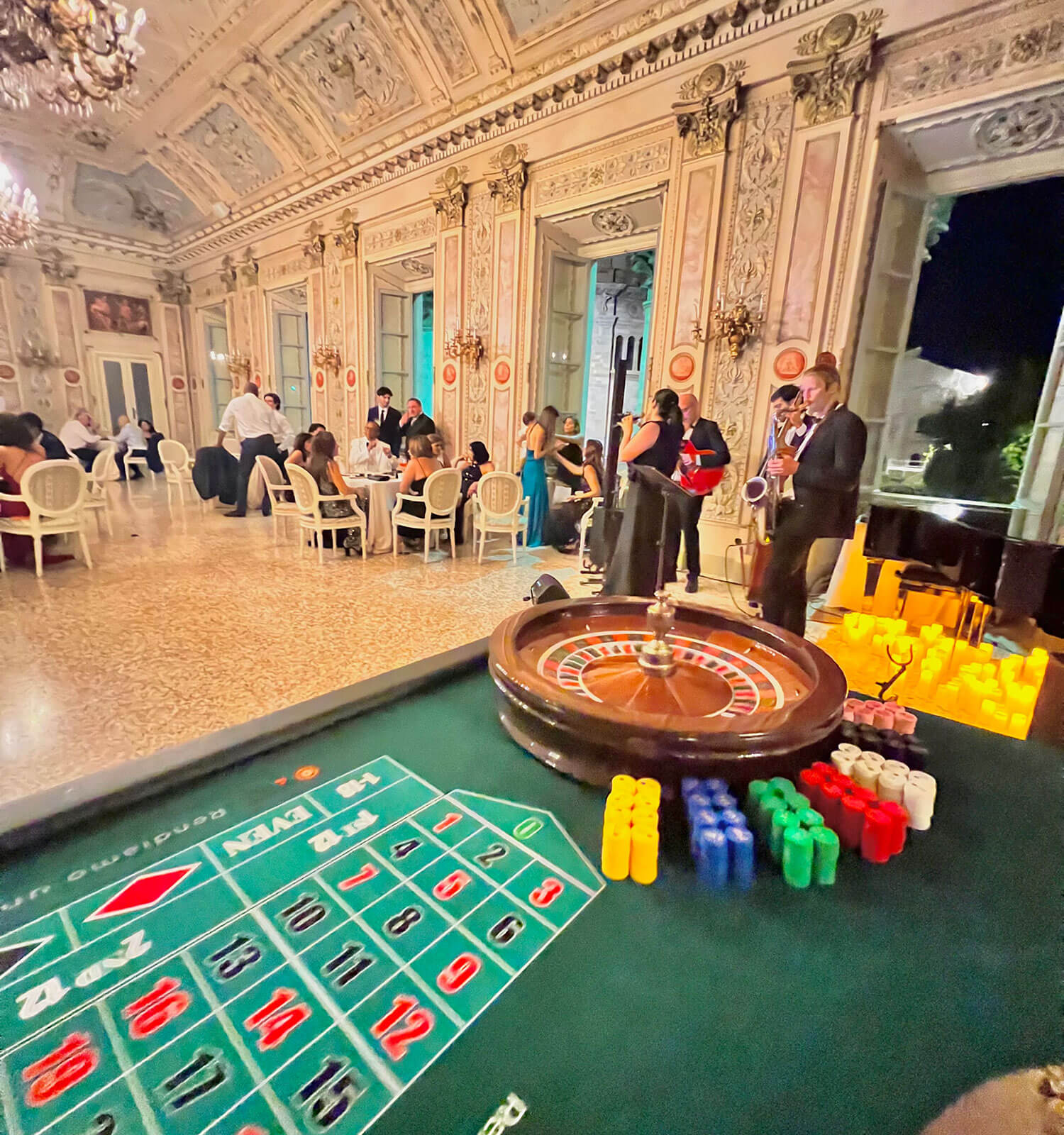 Serata casinò a Como Serata casinò a Como