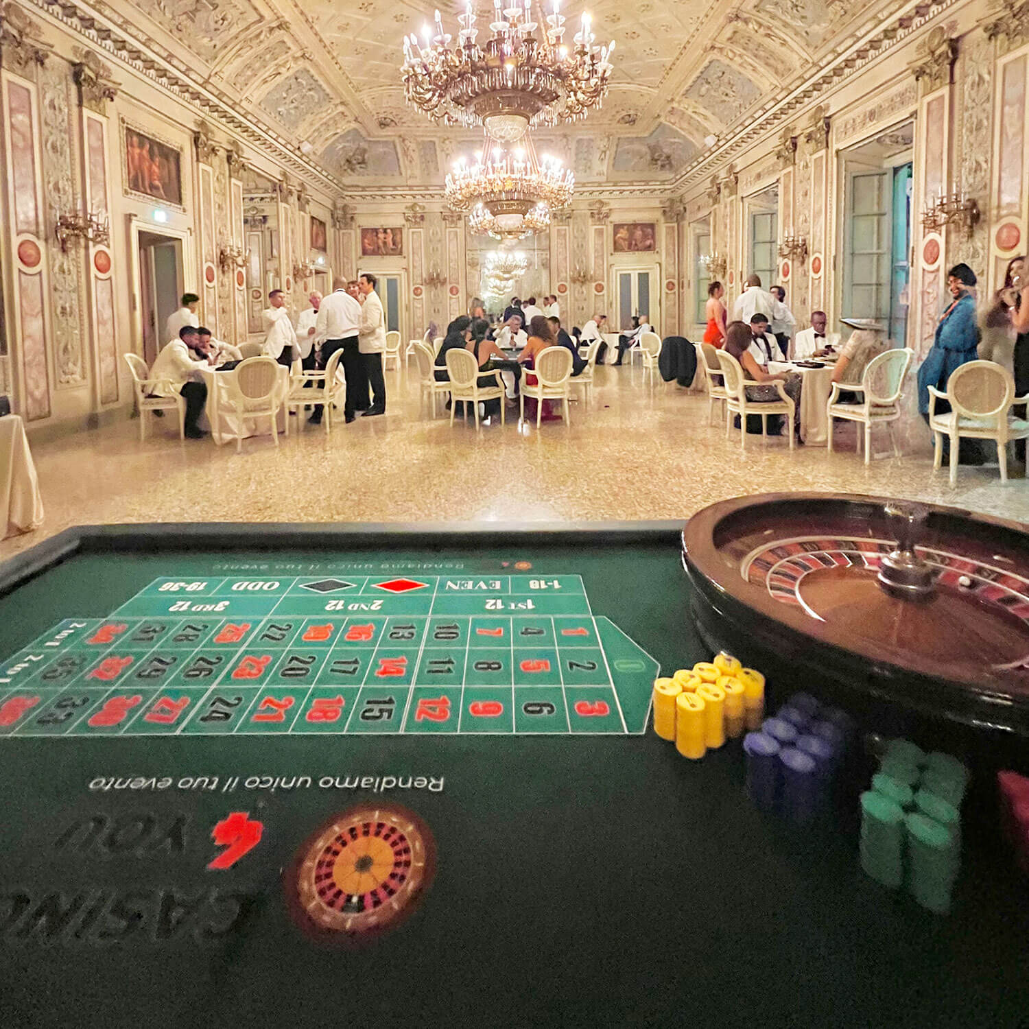 Serata casinò a Como Allestimenti per eventi a Napoli